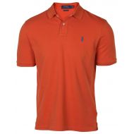 Polo Ralph Lauren Polo RL Mens Classic Fit Mesh Pony Shirt-Orange 0033-Small