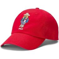 POLO RALPH LAUREN Mens Twill Polo Bear Baseball Cap red