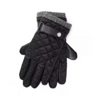 Poloe Ralph Lauren POLO Ralph Lauren Mens Leather Driving Quilted Gloves Black XL