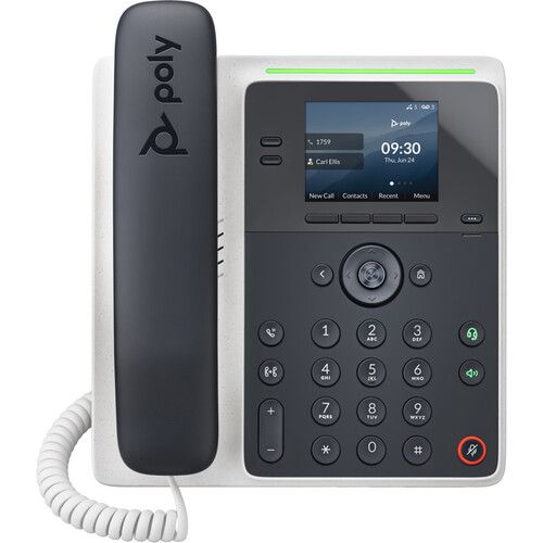 Poly Edge E100 IP Desk Phone with Power Adapter