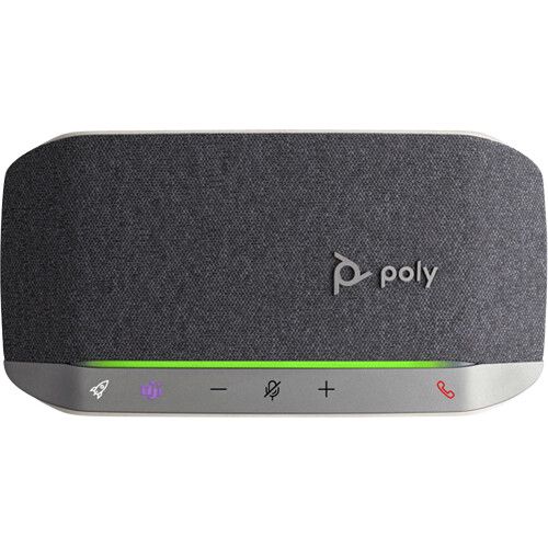  Poly Sync 20 USB-A & Bluetooth Speakerphone (Silver, Microsoft Teams)
