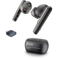 Poly Voyager Free 60+ UC True Wireless Earbuds (Plantronics) - Noise-Canceling Mics for Clear Calls - ANC - Smart Charge Case w/Touch Controls-Works w/iPhone,Android,PC/Mac,Zoom,Teams-Amazon Exclusive