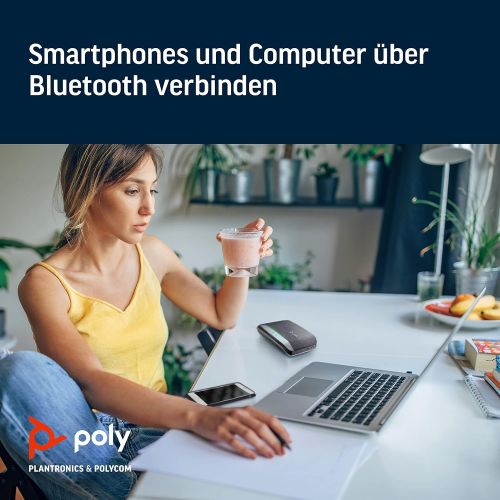  [아마존베스트]Plantronics Poly Portable Hands-Free Kit Sync 20 with USB-A Port and Separate Microsoft Teams Button