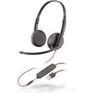 [아마존베스트]Plantronics Blackwire 3225 Black USB-A Wired Over-Ear Headphones