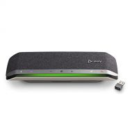 Poly (Plantronics + Polycom) Poly Sync 40+ Bluetooth Smart Speakerphone (Plantronics) Flexible Work Spaces Connect to PC/Mac via Included BT600 Dongle & Smartphones via Bluetooth Works with Teams (Cert