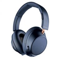 Poly (Plantronics + Polycom) Plantronics BackBeat GO 810 Wireless Headphones, Active Noise Canceling Over Ear Headphones, Navy Blue