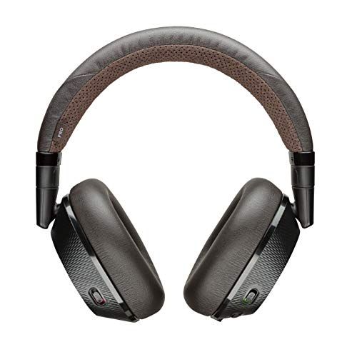  Poly (Plantronics + Polycom) Plantronics BackBeat PRO 2 Headphones Wireless Noise Cancelling Black Tan, Black and Tan