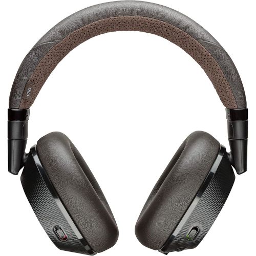  Poly (Plantronics + Polycom) Plantronics BackBeat PRO 2 Headphones Wireless Noise Cancelling Black Tan, Black and Tan