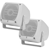 Poly-Planar Poly Planar #MA-840-W 4x4 Compact Box Speaker, White, 40 Watts