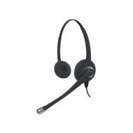 Polycom SoundPoint and Allworx IP Phones Compatible Call Center Headset - Smith Corona Ultra Binaural Headset with QD Bottom Cord