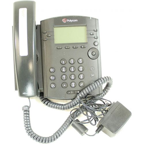  Polycom VVX 310 6-line Desktop Phone, Power Supply Included