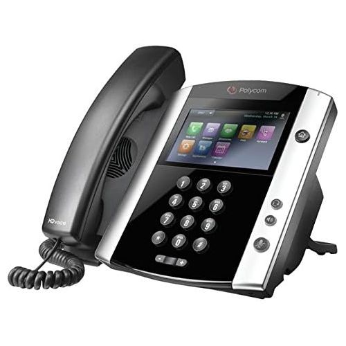  Polycom VVX 600 16-Line Phone with Power Supply