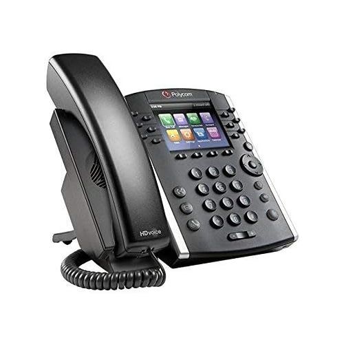  Polycom VVX 410 12-Line Desktop Phone (Power Supply Included)