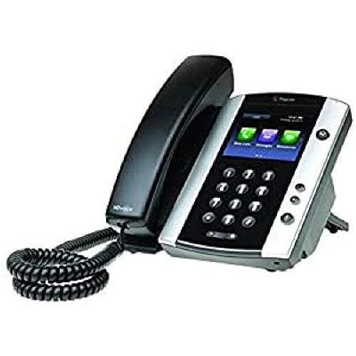  Polycom VVX 501 Corded Business Media Phone System - 12 Line PoE - 2200-48500-025 - AC Adapter (Not Included) - Replaces VVX 500