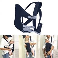 Pomeat Breathable Flip Baby Carrier Backpack with Removable Cushion,Infant Carrier,0-16 Months, Navy