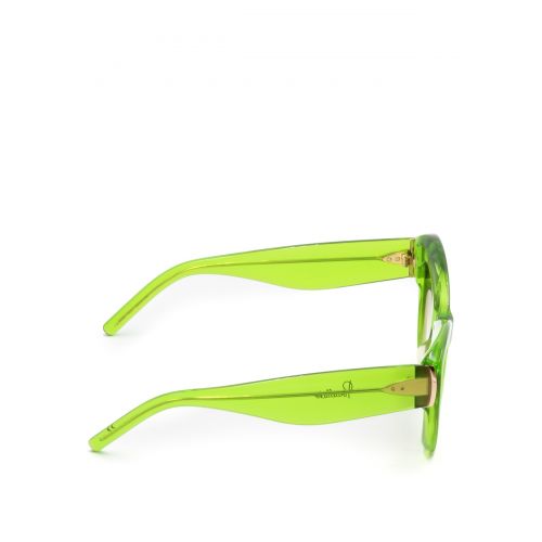  Pomellato Green frame cat-eye sunglasses