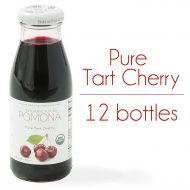 Pomona Organic POMONA Pure Tart Cherry Juice, 8.4 Ounce Bottle (Pack of 12), Cold Pressed Organic Juice,...