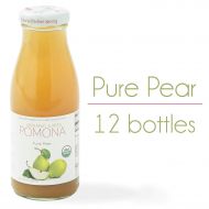 Pomona Organic POMONA Pure Pear Juice, 8.4 Ounce Bottle (Pack of 12), Cold Pressed Organic Juice, Non-GMO,...