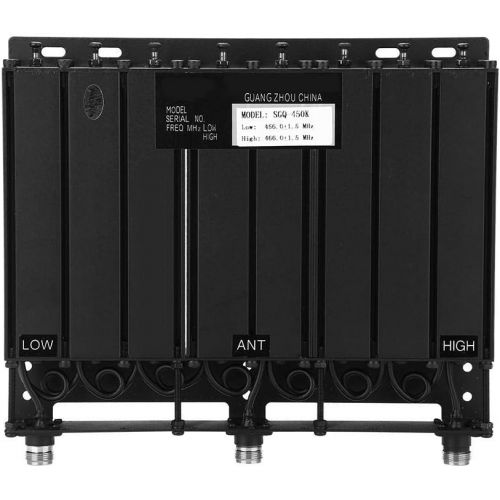  Pomya UHF Repeater Duplexer 100W 400-520MHz 8 Cavity Duplexer for SGQ-450K 100W N/SMA Connector Exer Diplexer for Radio Repeater