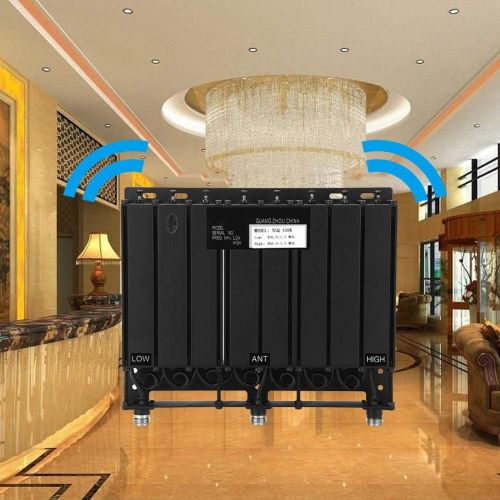  Pomya UHF Repeater Duplexer 100W 400-520MHz 8 Cavity Duplexer for SGQ-450K 100W N/SMA Connector Exer Diplexer for Radio Repeater