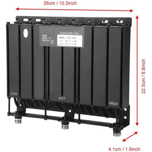  Pomya UHF Repeater Duplexer 100W 400-520MHz 8 Cavity Duplexer for SGQ-450K 100W N/SMA Connector Exer Diplexer for Radio Repeater