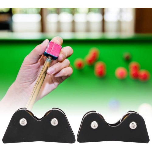  [아마존베스트]Pomya Pool Billiard Cue Roller 2Pcs Lightweight Pool Billiard Cue Snooker Club Roller Straightness Detector Checker Inspect Tool