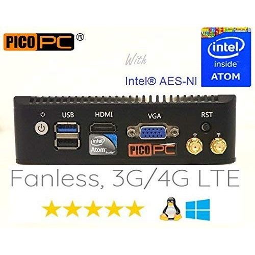  Pondesk Perfect pfSense, Sophos, Untangle, Ubuntu, ClearOS, Freebsd, Monowall, Debian etc Intel AES-NI Atom E3845 4 LAN with WiFi LTE HD Fanless Firewall Appliance Router(8GB RAM,60GB mSAT