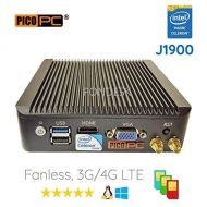 Pondesk Perfect pfSense, Sophos, Untangle, Ubuntu, ClearOS, Freebsd, MonowaIl, Debian Intel Celeron Quad Core J1900 4 LAN PICO PC with WiFi Firewall Router Fanless 2GB RAM,32GB SSD Mini PC