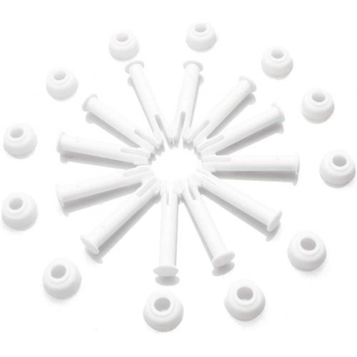  Ponwec 12 PCS Plastic Pool Joint Pins 10312 (2.36in) for Intex Rubber Pool Seals & Prism Frame Pools with Extra Rubber Seals Pool Replacement Parts