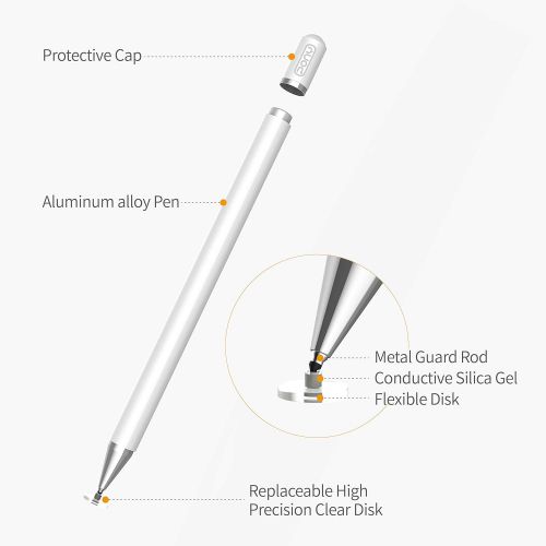  [아마존베스트]Pony Stylus pens for ipad Pencil, PONY Capacitive Pen High Sensitivity & Fine Point, Magnetism Cover Cap, Universal for Apple/iPhone/Ipad pro/Mini/Air/Android/Microsoft/Surface and Othe