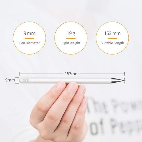  [아마존베스트]Pony Stylus pens for ipad Pencil, PONY Capacitive Pen High Sensitivity & Fine Point, Magnetism Cover Cap, Universal for Apple/iPhone/Ipad pro/Mini/Air/Android/Microsoft/Surface and Othe