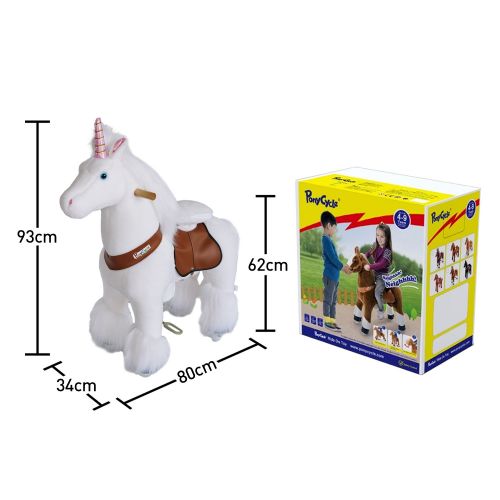  PonyCycle Riding Unicorn Med Riding Horse