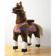 Ponycycle Pony Cycle Ride On Horse size MEDIUM BROWN