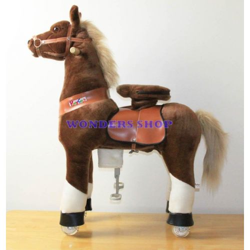  Ponycycle Pony Cycle Ride On Horse size MEDIUM BROWN