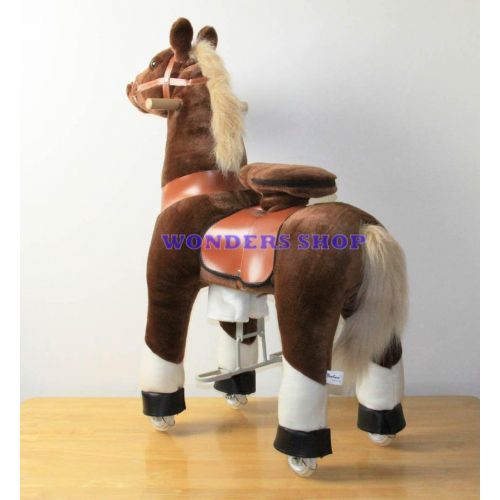  Ponycycle Pony Cycle Ride On Horse size MEDIUM BROWN