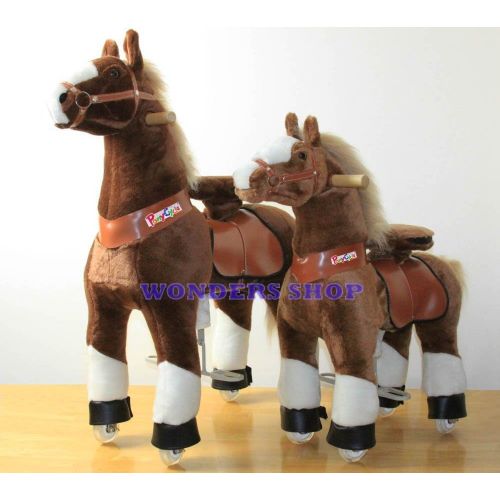  Ponycycle Pony Cycle Ride On Horse size MEDIUM BROWN