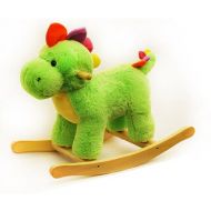 Ponyland Toys 24-inch Green Plush Rocking Dinosaur