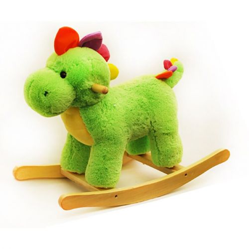  Ponyland Toys 24-inch Green Plush Rocking Dinosaur