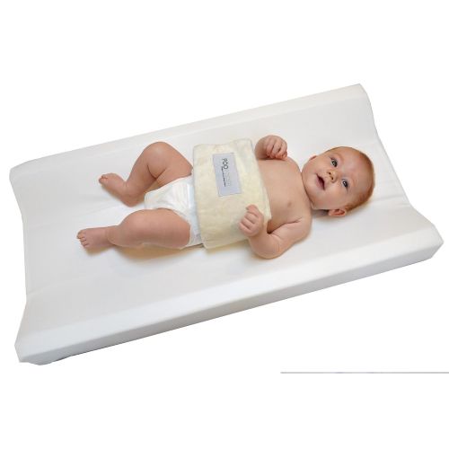  PooPoose Wiggle Free Diaper Changing Pad/ Changing Table Pad, White, 16 X 32 X 3.5