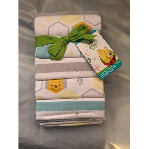  Disney Pooh Together Forever Flannel Blankets, 4pk