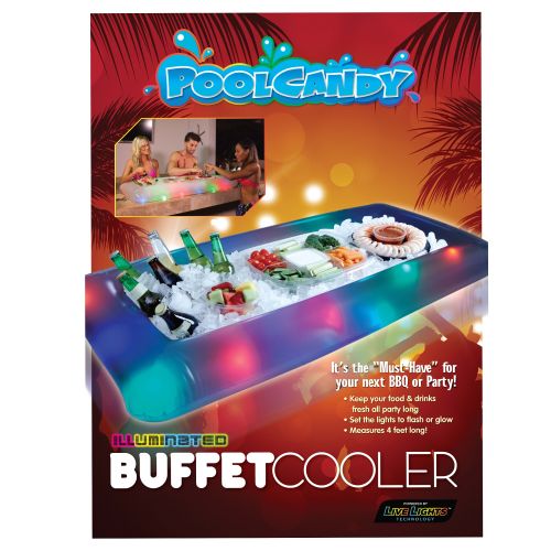 Pool Candy Illuminated Buffet Cooler