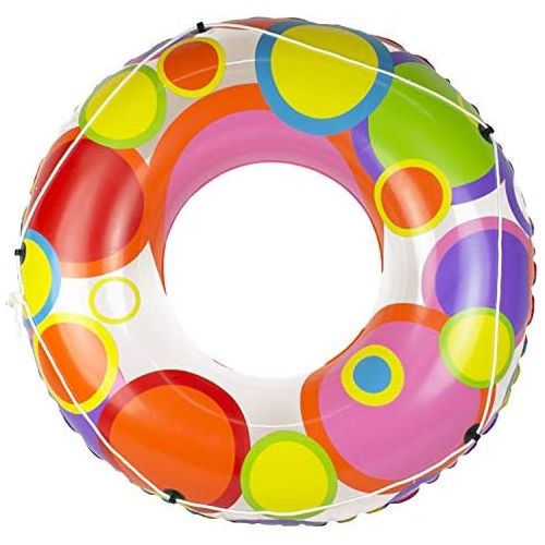  Poolmaster 48-Inch Swimming Pool Tube Float, Bright Circles