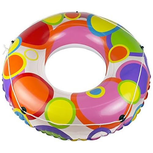  Poolmaster 48-Inch Swimming Pool Tube Float, Bright Circles