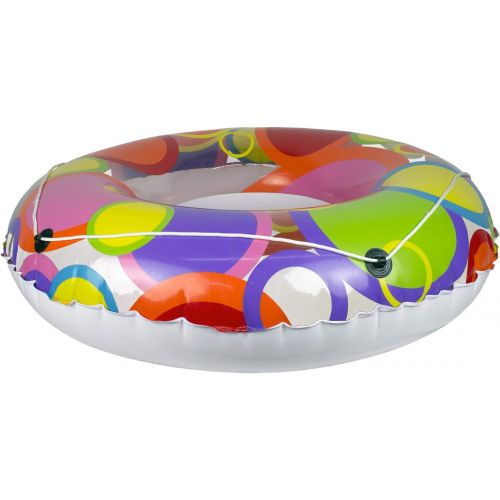  Poolmaster 48-Inch Swimming Pool Tube Float, Bright Circles