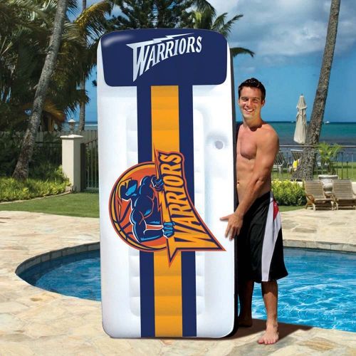  Poolmaster Golden State Warriors NBA Swimming Pool Float, Giant Mattress