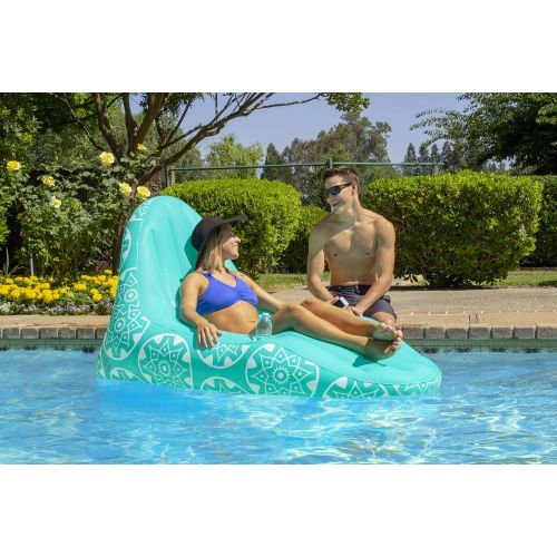  Poolmaster 85551 Imperial Lounge Deluxe Swimming Pool Float & Patio Furniture Multicolor