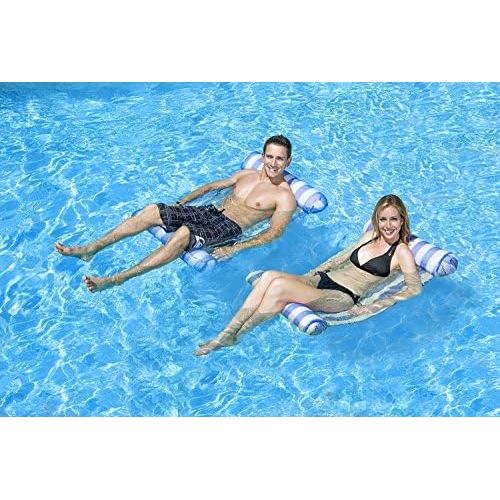  Poolmaster Swimming Pool Water Hammock Lounge, Blue, (Model: 07431)