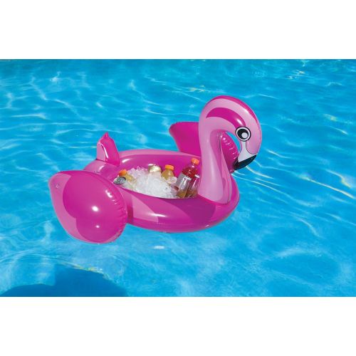  Poolmaster Refreshment and Beverage Floating Cooler, Flamingo