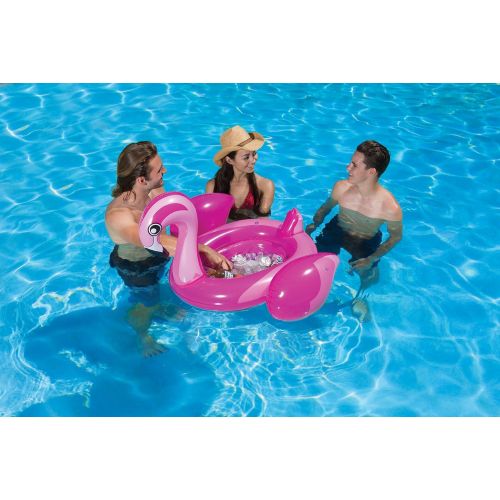  Poolmaster Refreshment and Beverage Floating Cooler, Flamingo