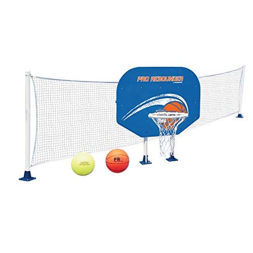  Poolmaster Swimming Pool Basketball and Volleyball Game Combo, Above-Ground Pool